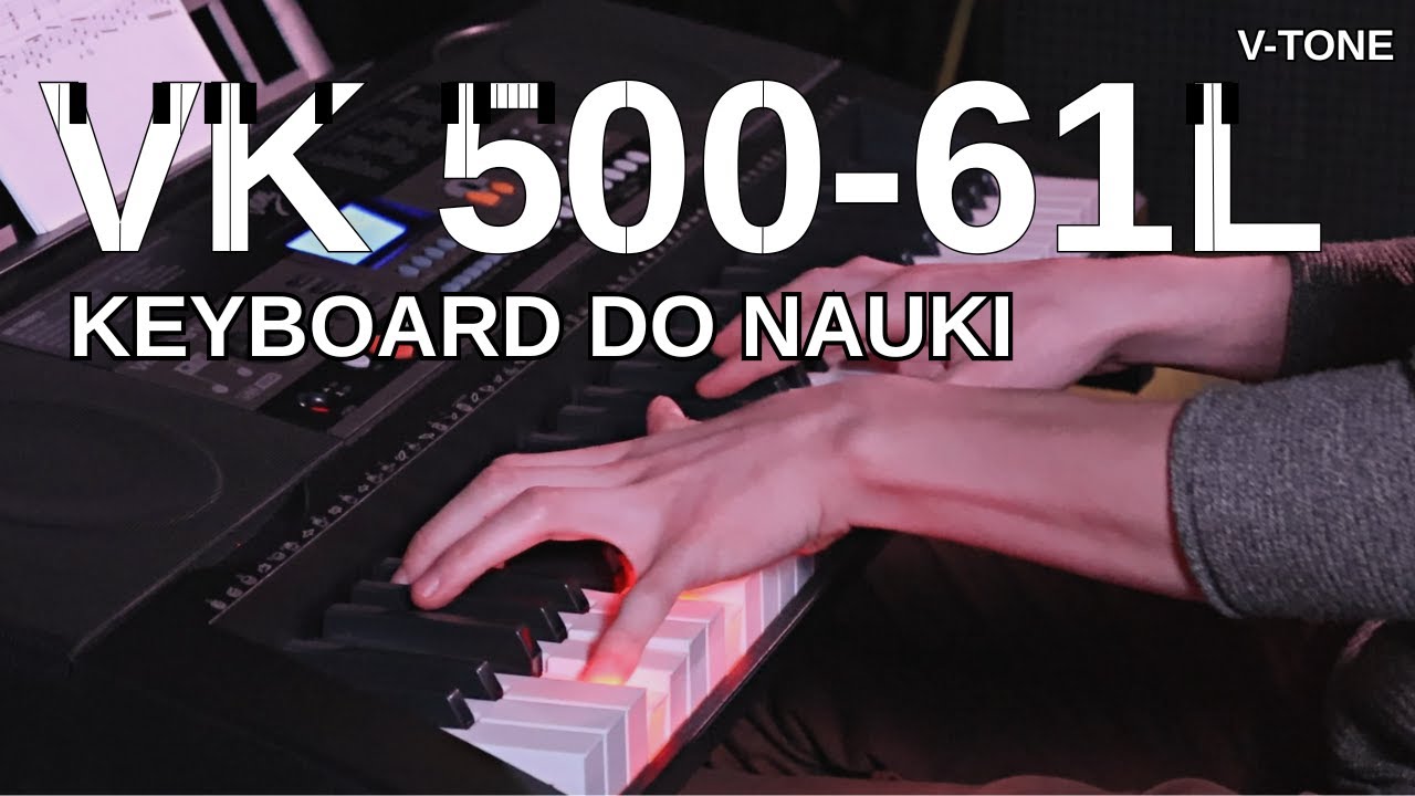 V TONE VK 500 61L - keyboard edukacyjny LED