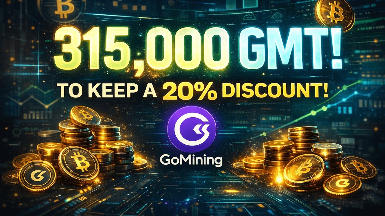 | GoMining | I Need 315,000 GMT To Keep A 20% Discount FOREVER
