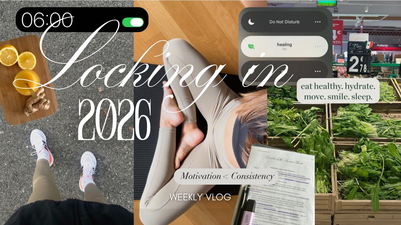 LOCKING IN FOR 2026 🌿⛓️| Soft discipline, motivation, balance & etc...