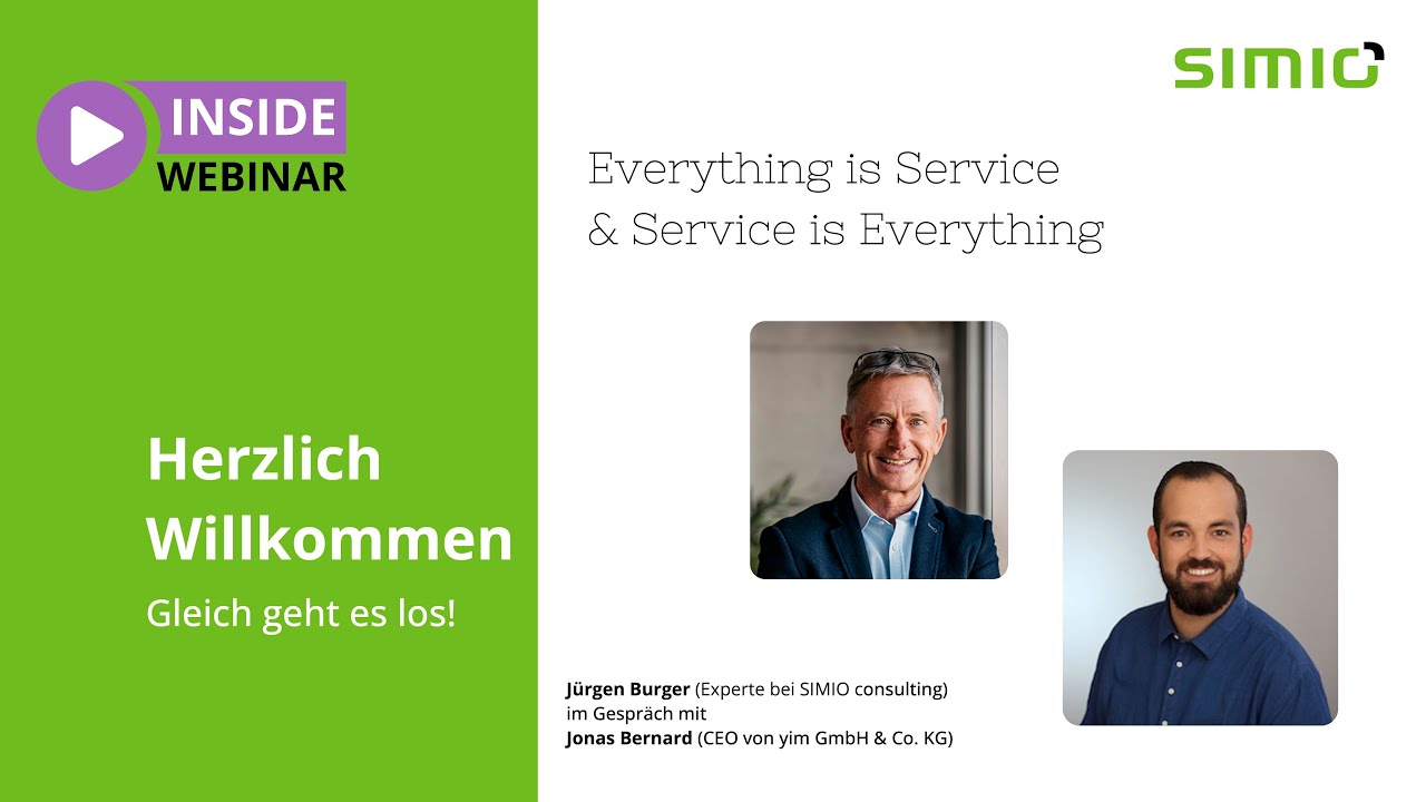 Everything is Service & Service is Everything – INSIDE Webinar mit Frends & yim
