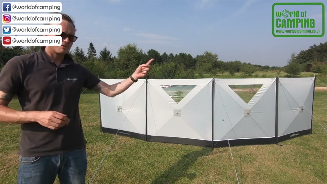 Outdoor Revolution Pronto PC 4 Panel Windbreak (125 x 500)