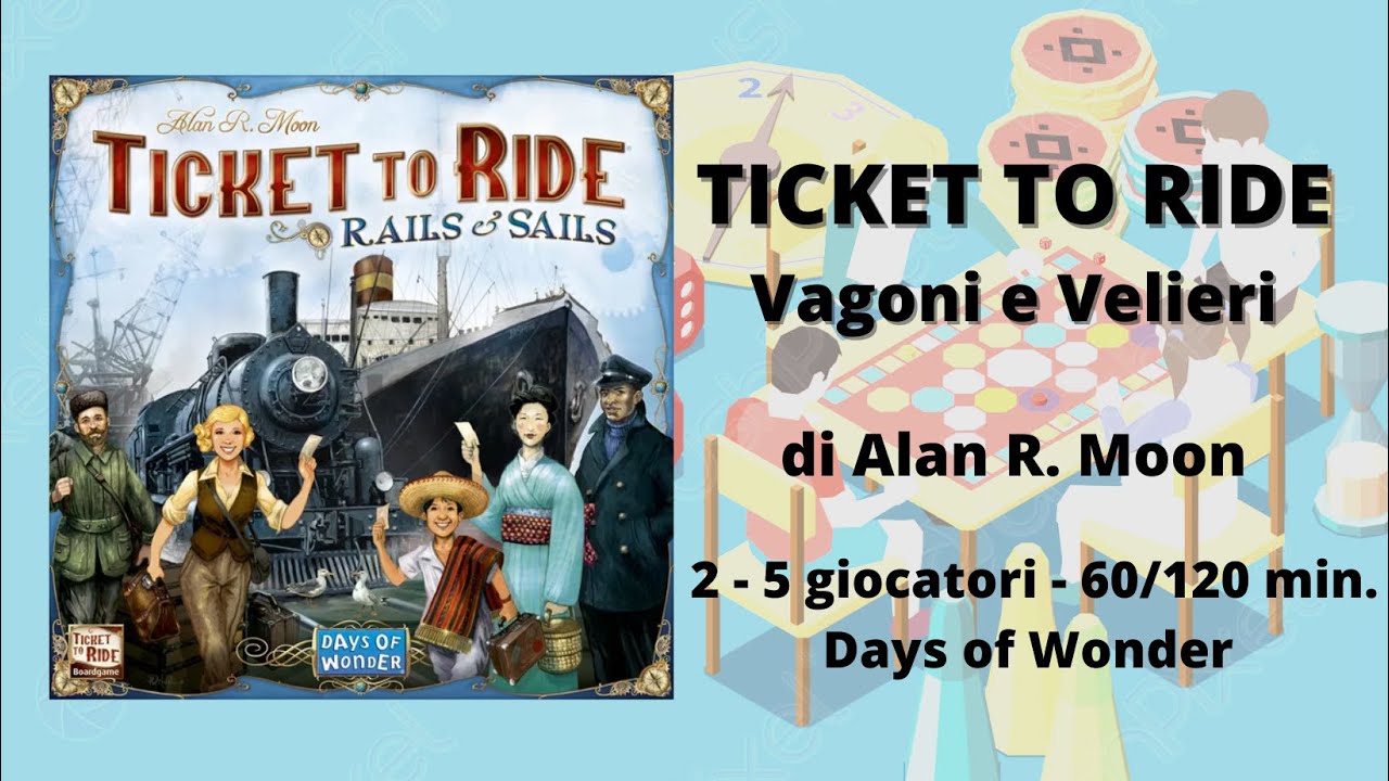 Ticket To Ride - Vagoni e Velieri (gioco da tavolo) - Tutorial italiano
