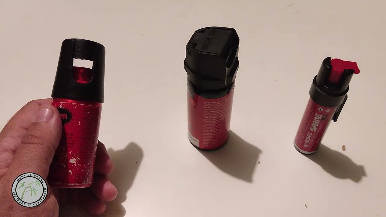 Review/ Revisión rápida Spray y gel de pimienta (Red Sabre) en español.