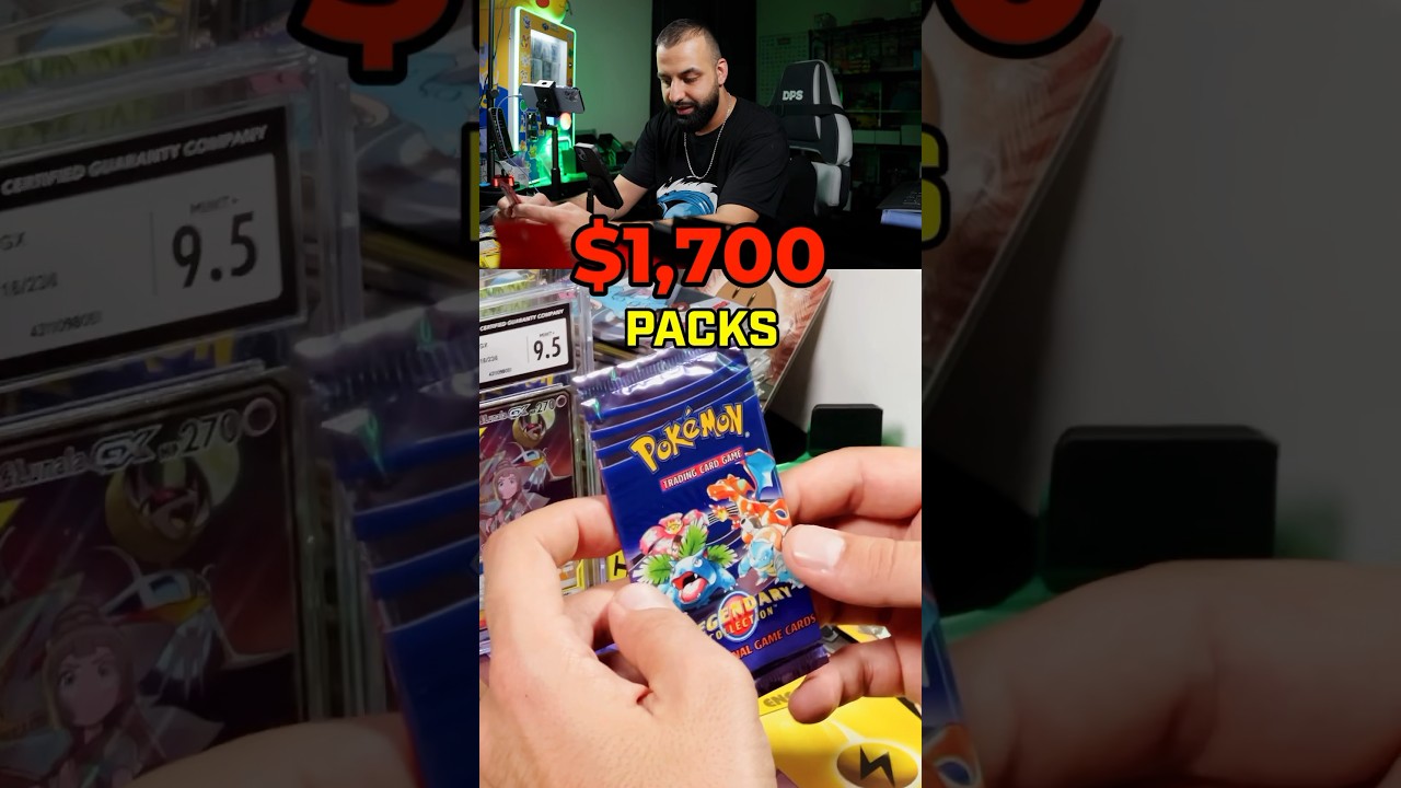 WE OPENED A $1700 POK&Eacute;MON PACK 😵💥| Legendary Collection Pack Opening #shorts #pokemon #pokemontcg