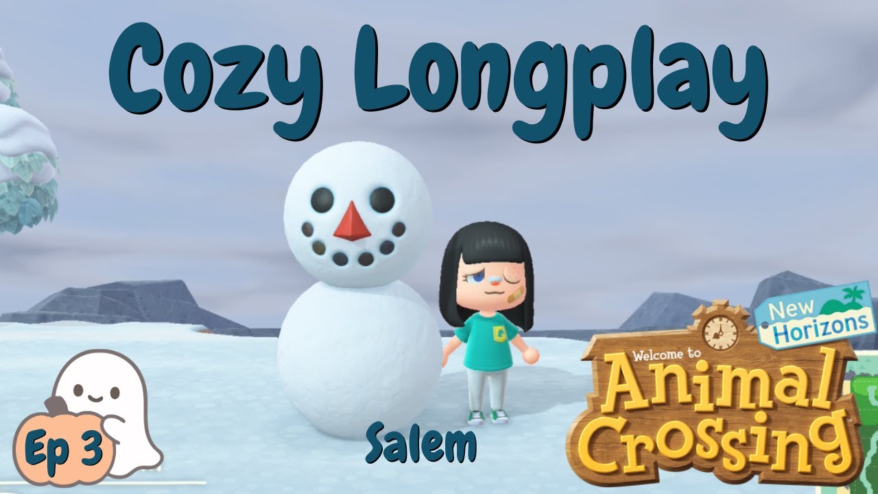 Cozy Longplay | Forever World | Salem | ACNH | Ep 3 | No Commentary | Study | Relax | Sleep