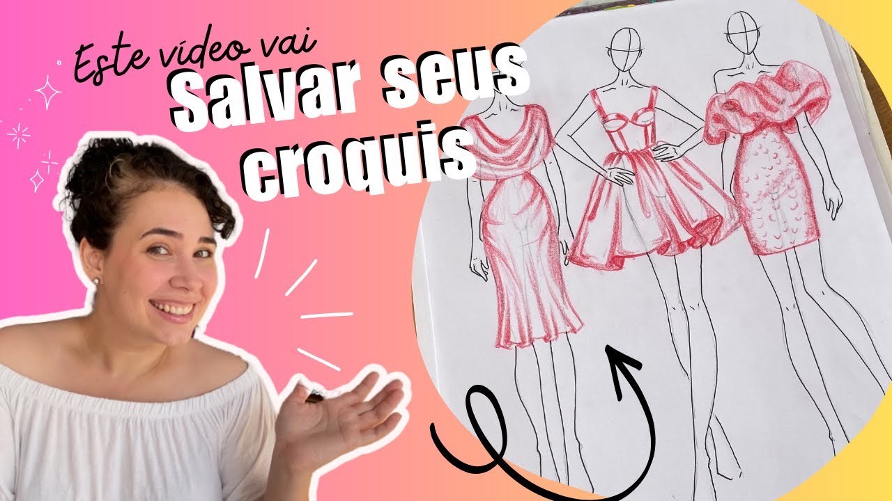 O ÚNICO VÍDEO QUE VAI TE ENSINAR DE VERDADE COMO DESENHAR ROUPAS
