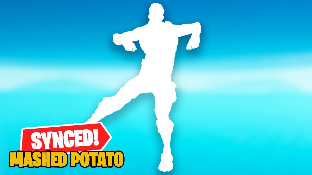 Mashed Potato Emote in Fortnite, But Every Second is a Different Character! (Perfectly Synced)