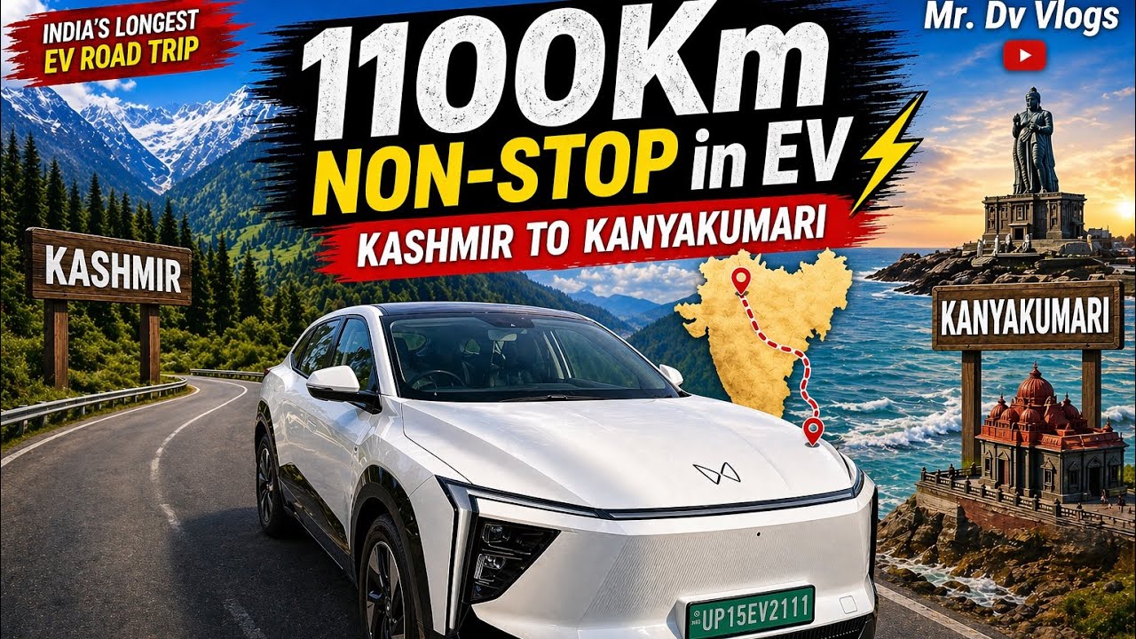 Kashmir to Kanyakumari in Mahindra XEV 9E || Goa TO Ahmedabad