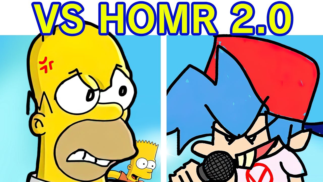 Friday Night Funkin' VS Homr V2 FULL WEEK | Homer Simpson, Bart, Marge & Peter Griffin (FNF Mod)
