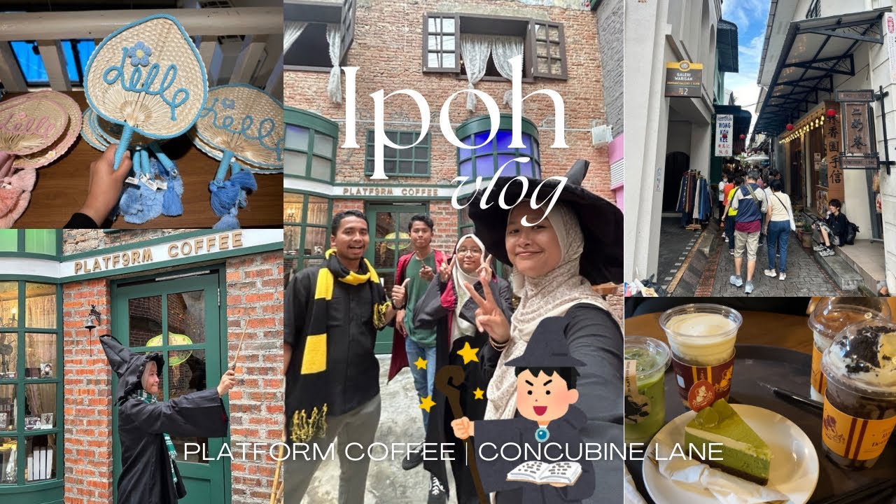 visit harry potter’s cafe | a day at concubine lane ipoh vlog