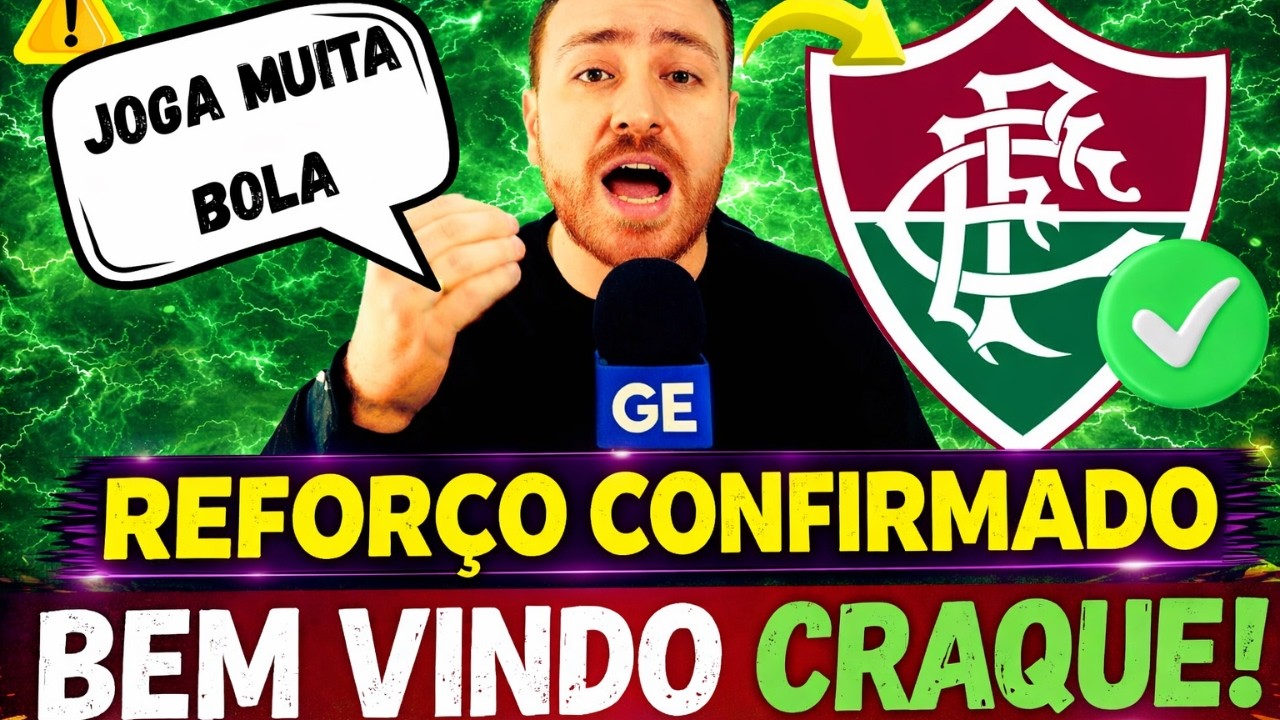 É URGENTE ! O NOVO CENTRO AVANTE, É CRAQUE DEMAIS ! VEJA ! NOTICIAS DO FLUMINENSE HOJE