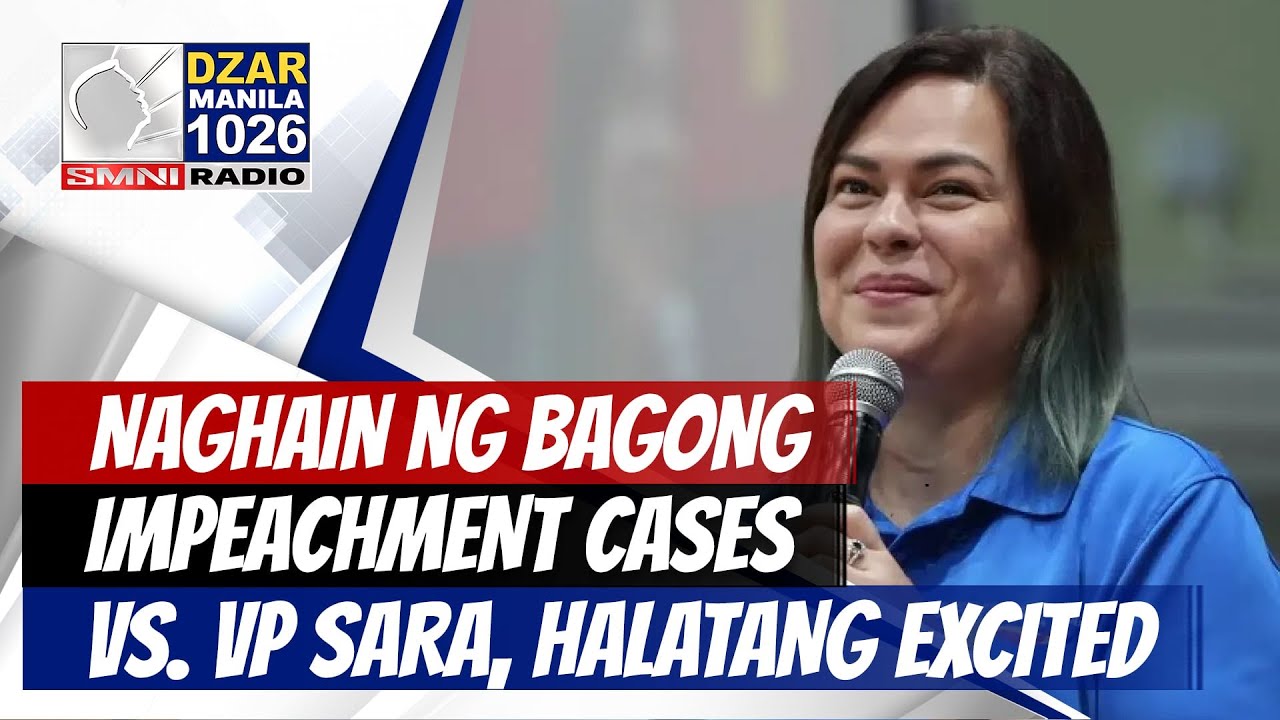 #SMNIRadioNewsblast: Naghain ng bagong impeachment cases vs. VP Sara, sobrang excited - abogado
