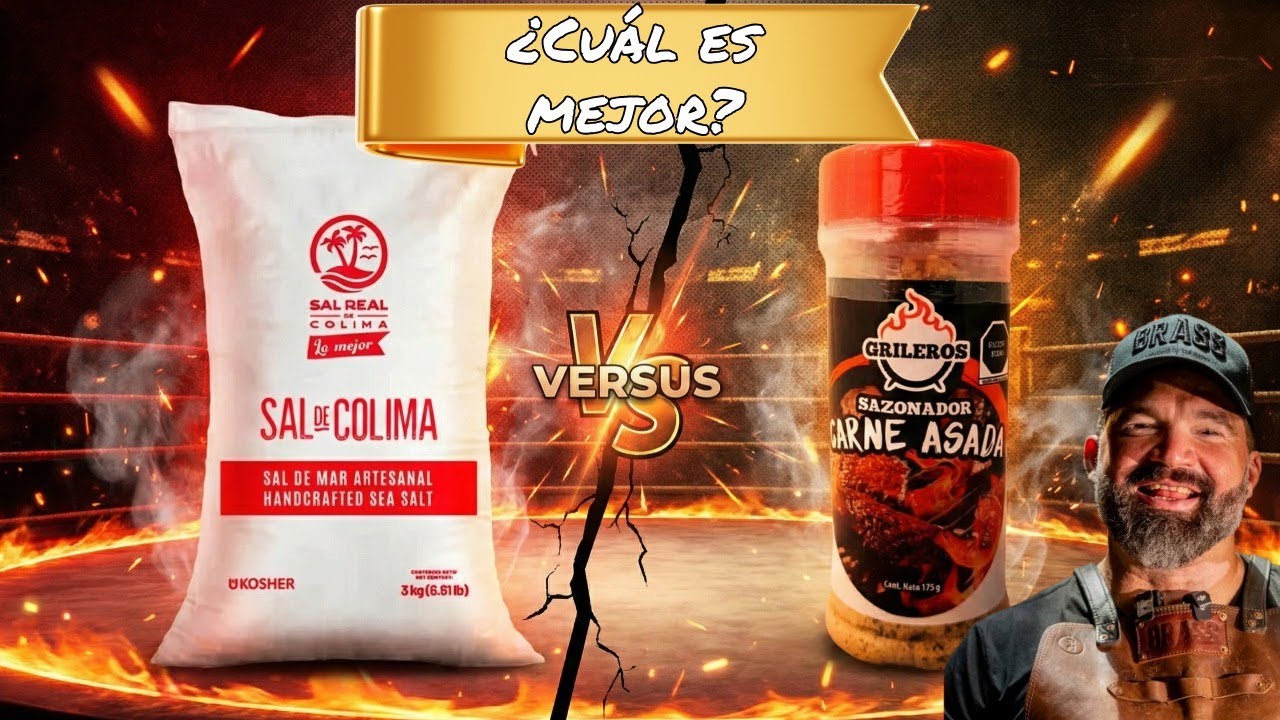 😬SAL DE COLIMA vs SAZONADOR | &iquest;Cu&aacute;l CARNE sabe MEJOR? 🏆 | Hacemos un experimento en BRASS Canc&uacute;n