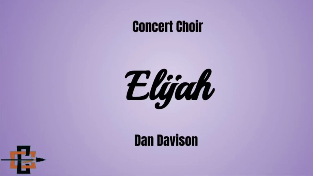 Elijah by Dan Davison