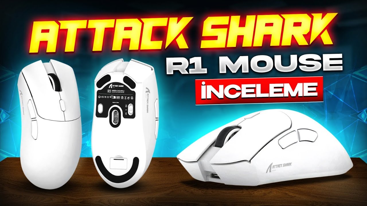 Bu fiyata en iyi oyuncu mouse'u! Attack Shark R1 - İnceleme