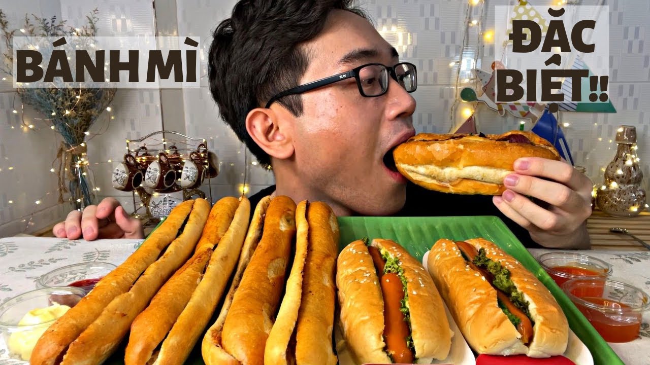 Ăn Bánh Mì Các Loại 🌭 Bánh Mì Hot Dog Xúc Xích 🥖 Bánh Mì Que Nhiều Vị 🥖 Bánh Mì Ổ Sốt Chanh Dây 🍞