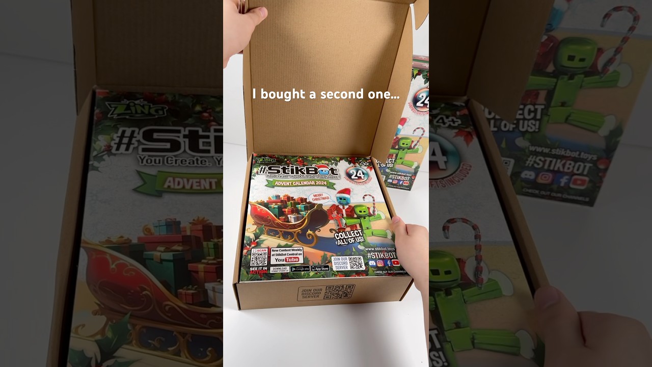 I bought a second Stikbot Advent Calendar&hellip; | #stikbot #adventcalendar #unboxing