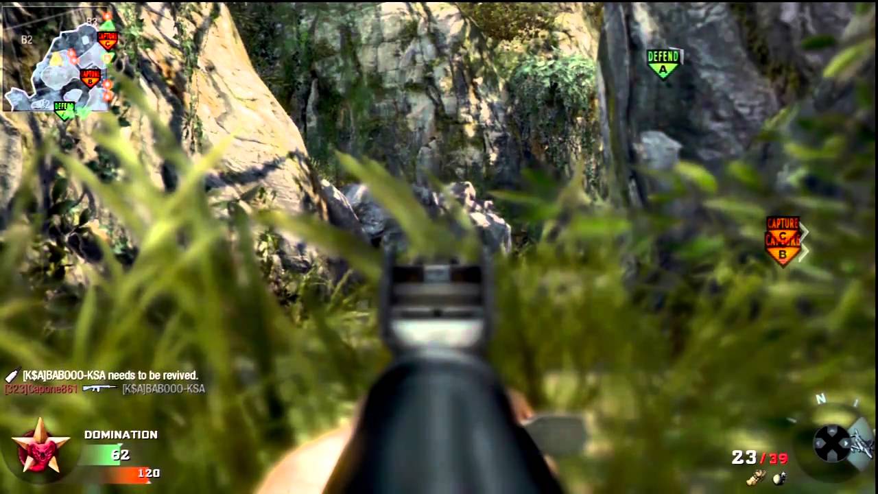 Cr1m5on Ra1n defeat domination  ak74u silenced jungle