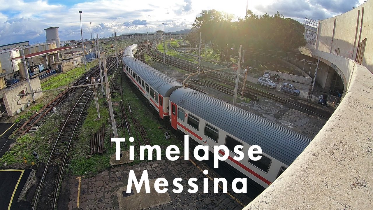 Messina Marittima e Messina Centrale in timelapse