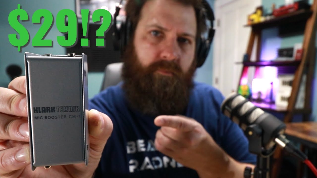 Лучший микрофонный усилитель всего за 29 долларов!? - Klark Teknik Mic Booster CM-1