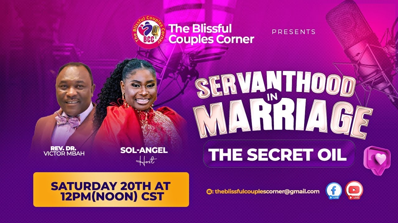 Servanthood in Marriage: The Secret Oil