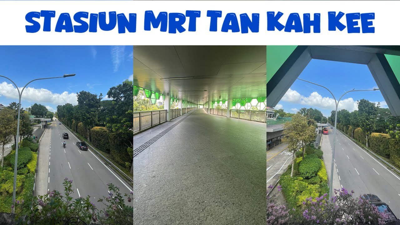 Outdoor view of Tan Kah Kee MRT Station ( DT 8 )