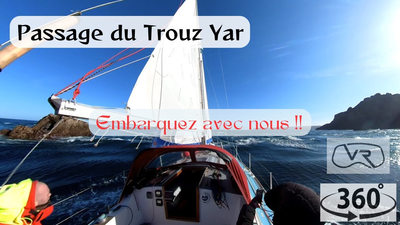 Vidéo 360° Raz de Sein, passage du Trouz Yar