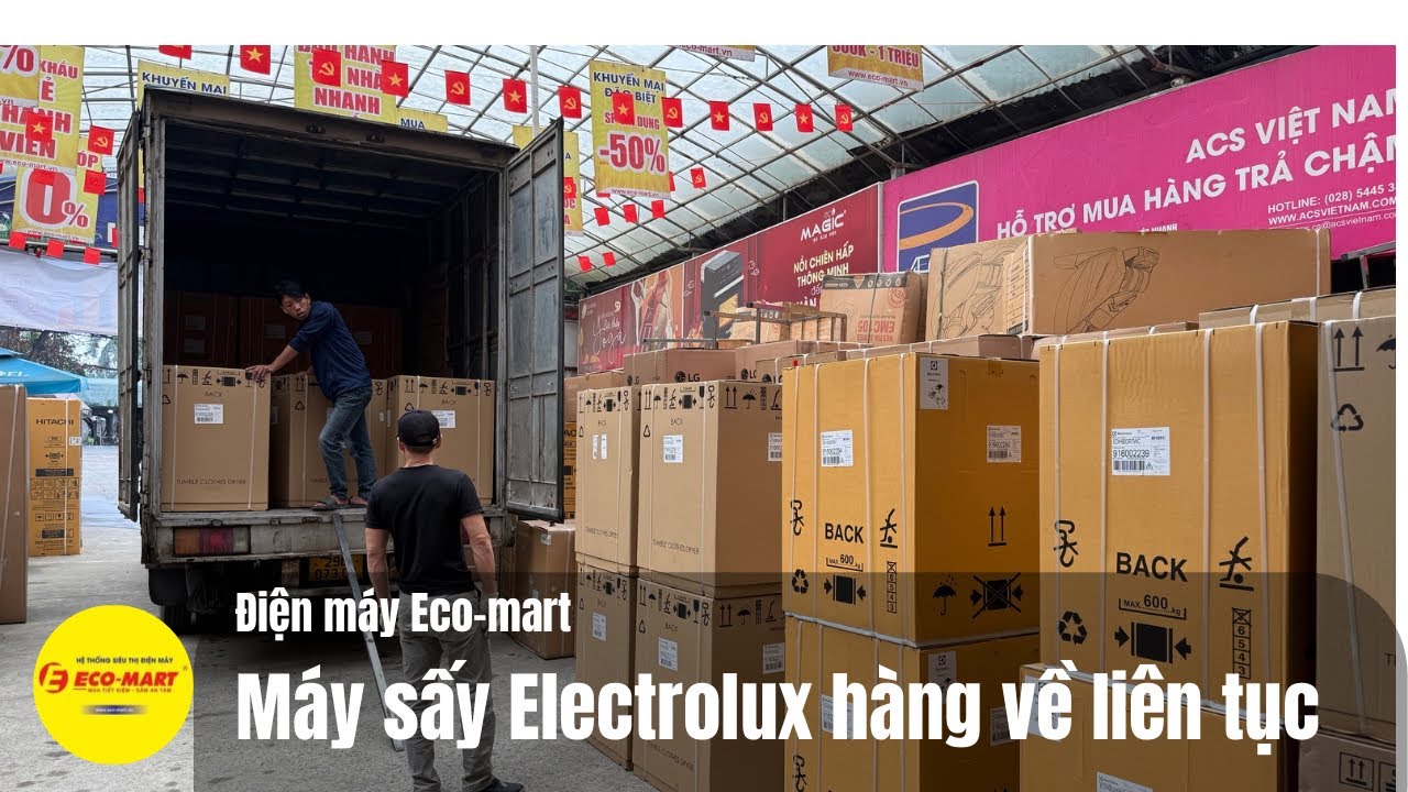Máy sấy Electrolux hàng về liên tục - Giá cực rẻ ngày mưa - Không lo quần áo ẩm ướt