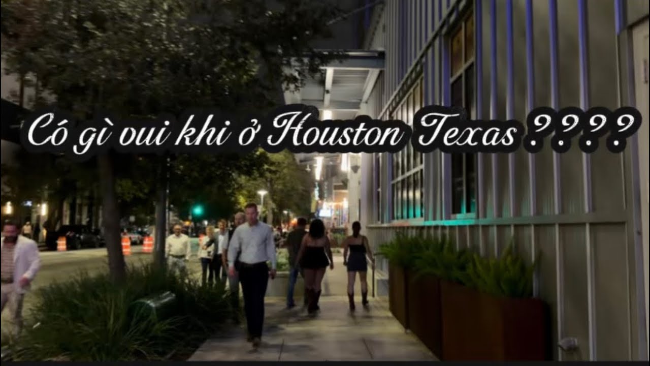 Vlog21: Đi dạo Houston Downtown & Xem Basketball siêu cuốn | Ở Mỹ có gì vui 