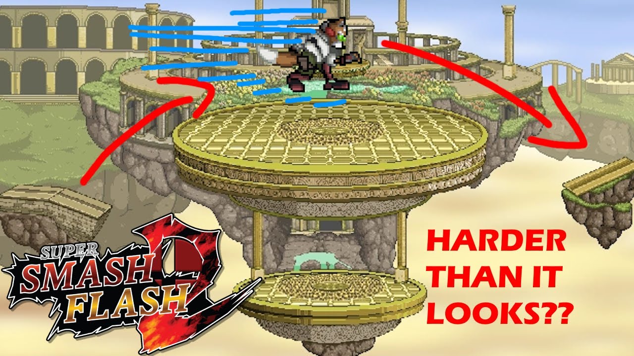 Who can make the Palutena's Shrine Jump in Super Smash Flash 2???