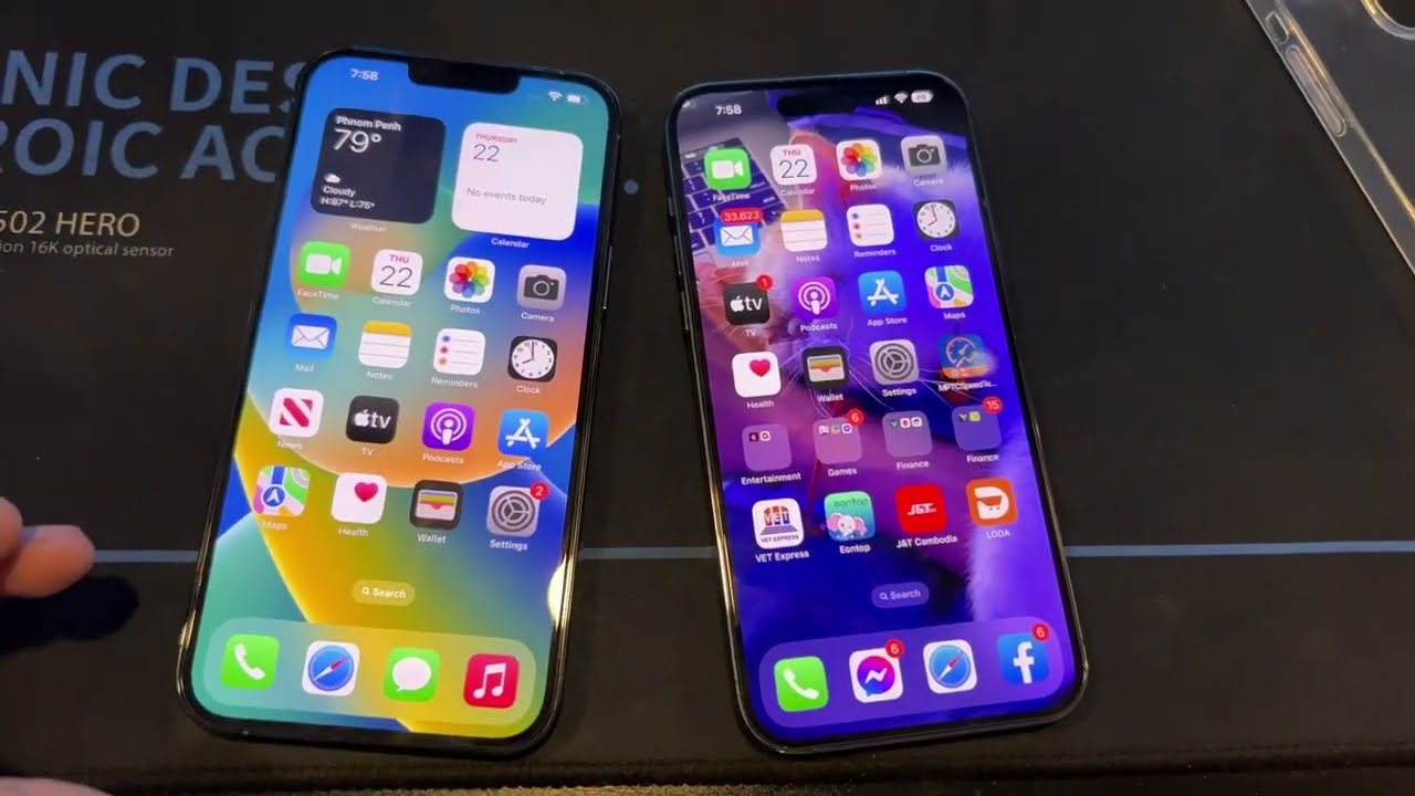 iPhone 13 Pro Max Vs 14 Pro Max ខុសគ្នាត្រង់ណា? | ទិញដេីម្បីឡូយ?