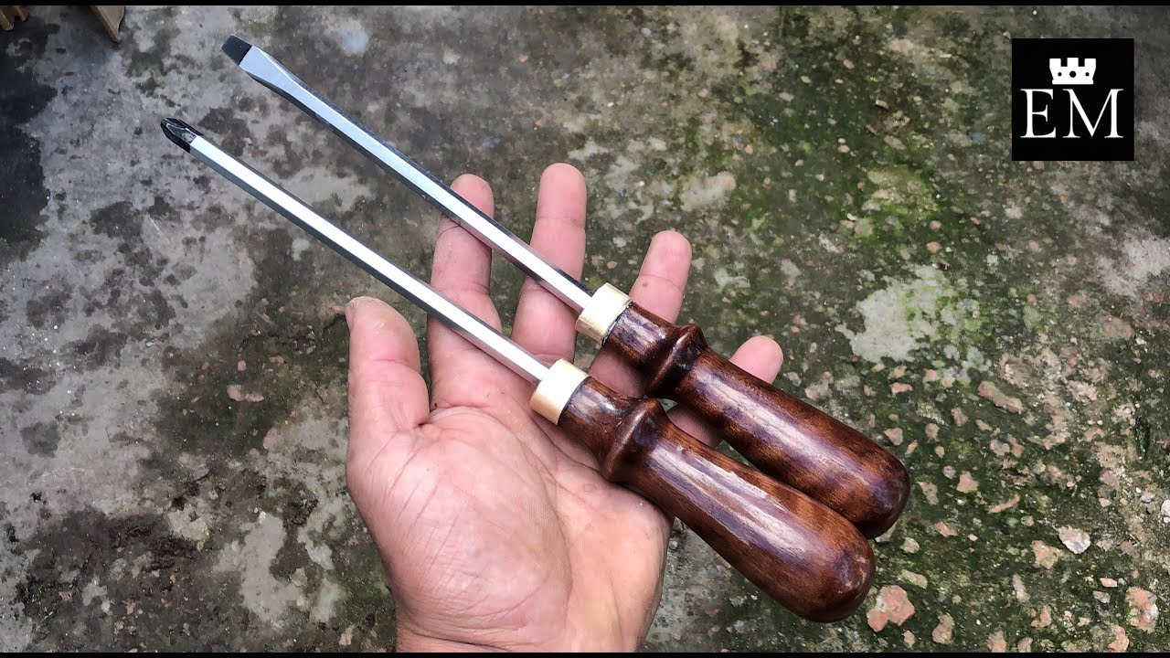 HERRAMIENTAS PERZONALIZADAS: CABOS DE MADERA PARA DESTORNILLADORES