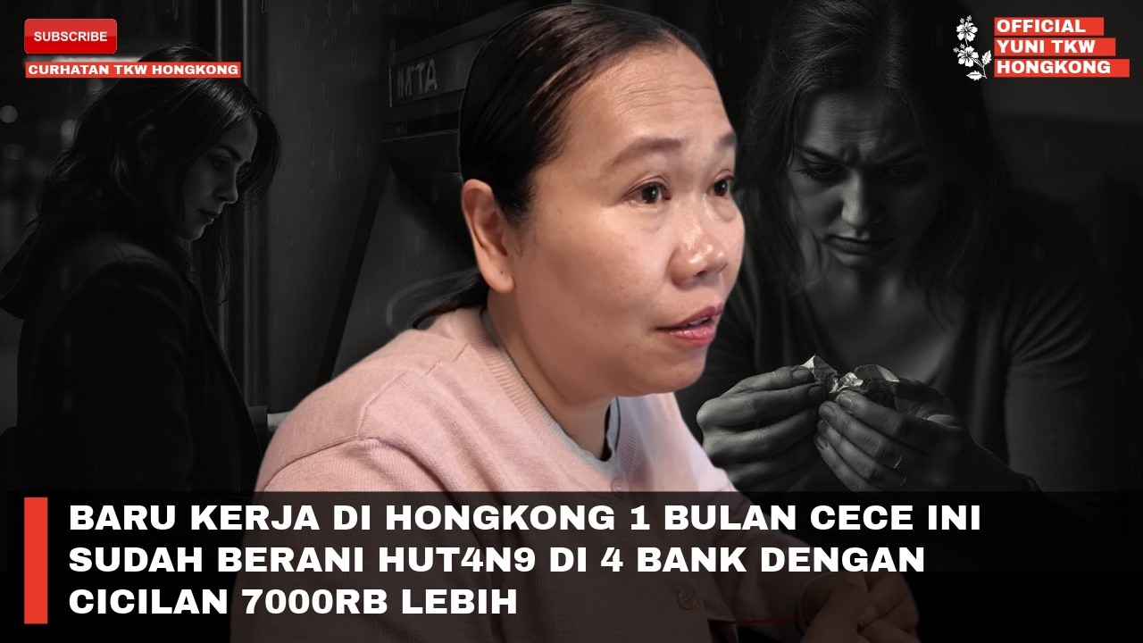 BARU KERJA DI HONGKONG 1 BULAN CECE INI SUDAH BERANI HUT4N9 DI 4 BANK DENGAN CICILAN 7000RB LEBIH