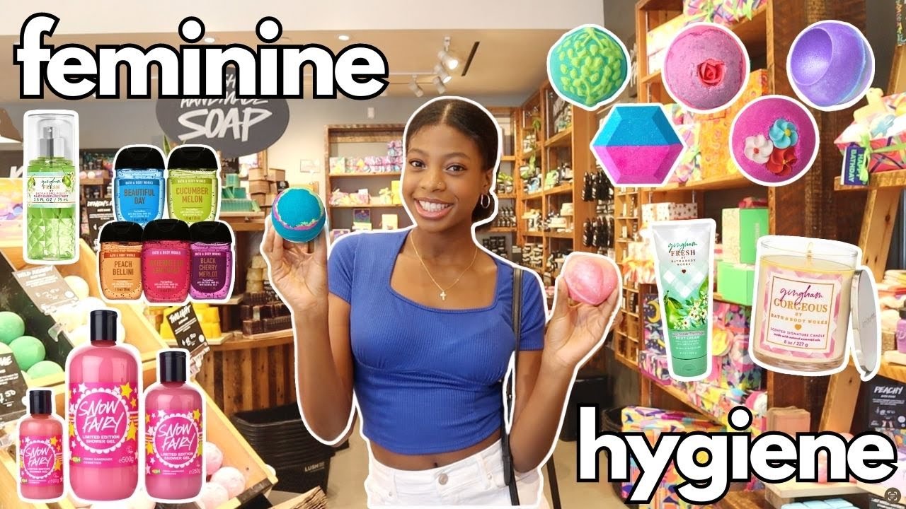 let's go feminine hygiene shopping at Lush!