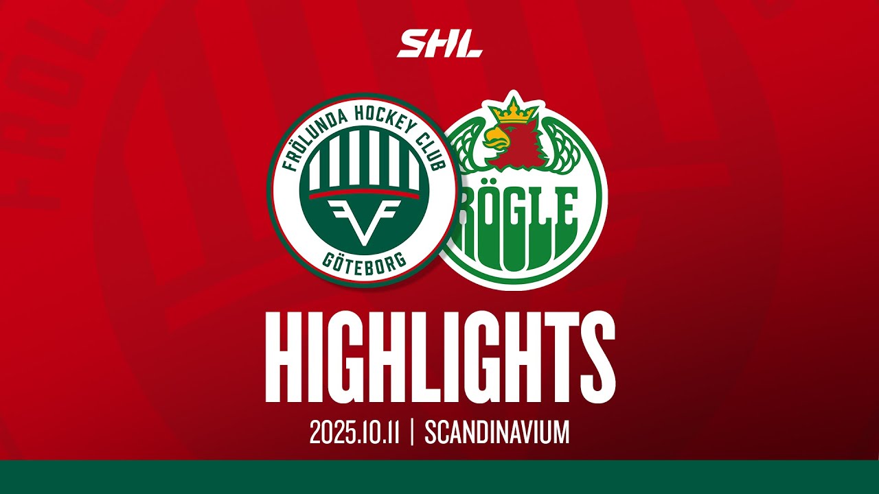 HIGHLIGHTS: Fr&ouml;lunda HC &ndash; R&ouml;gle BK | SHL | 2025-10-11