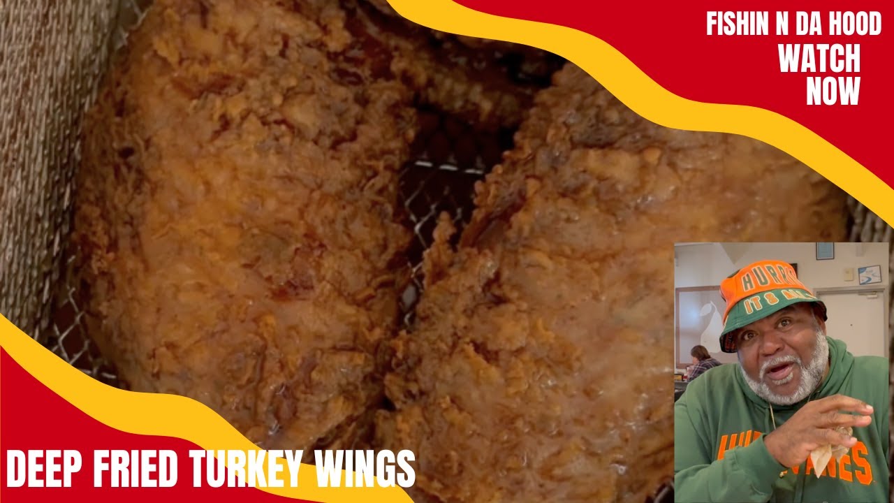 DEEP FRIED TURKEY WINGS #friedturkey #deepfry #costway #food #turkey #fypyoutube #fyp #cooking