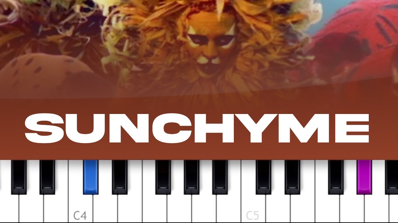 Dario G - Sunchyme (piano tutorial)