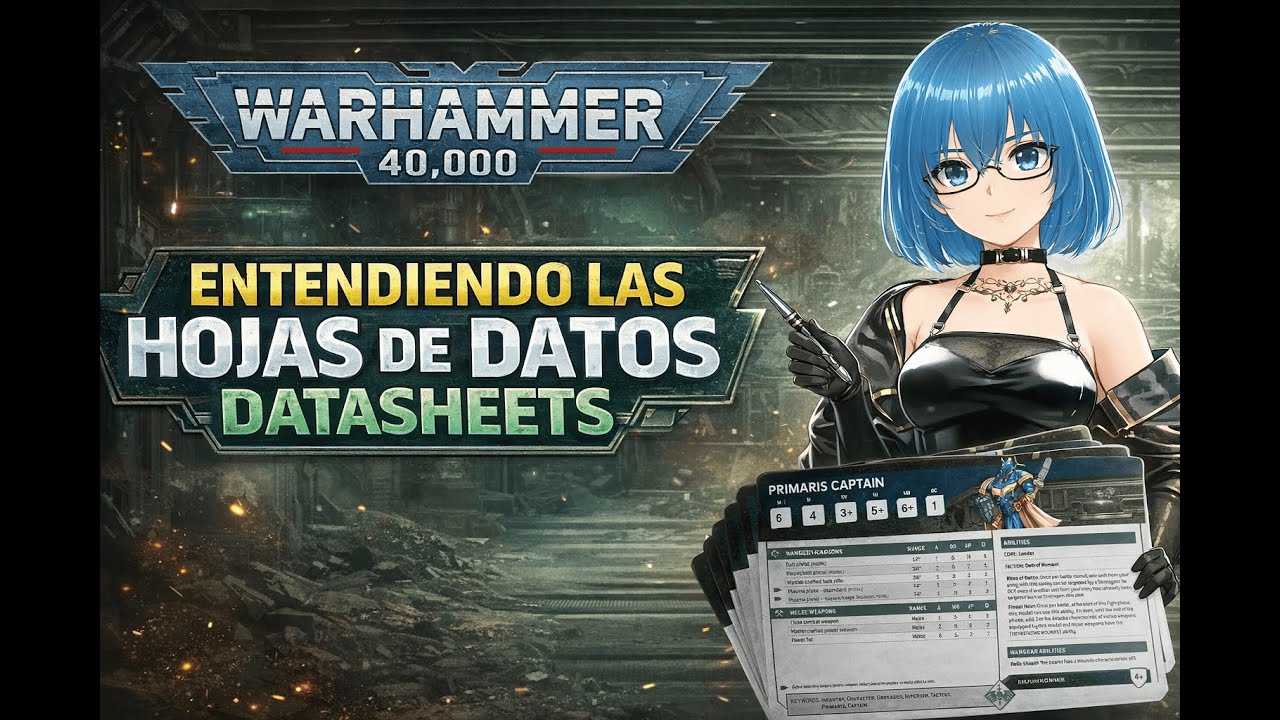 Entendiendo las Hojas de Datos Datasheets Warhammer 40K
