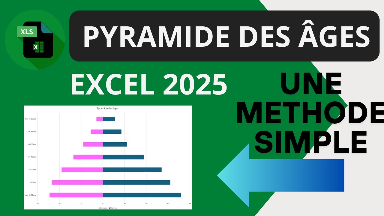 Comment Créer Facilement Une Pyramide des Âges dans Excel ?