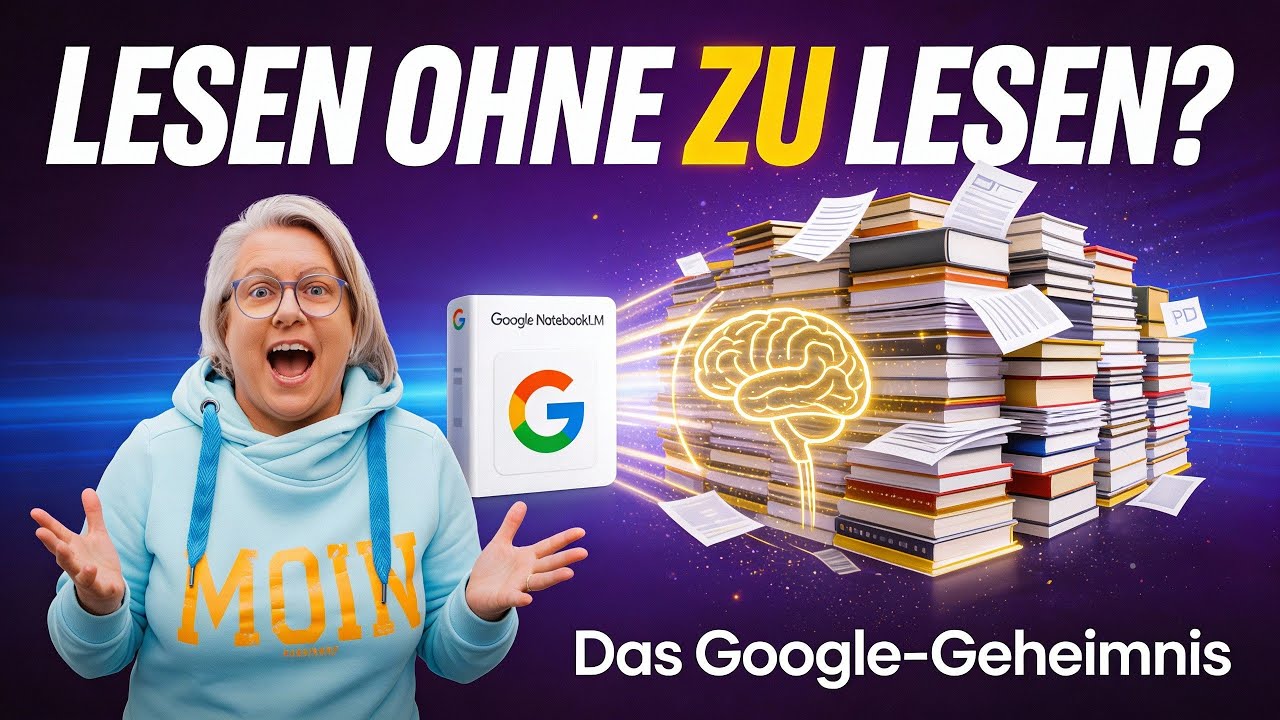 Hunderte Seiten gelesen, ohne sie zu lesen – So geht's mit NotebookLM
