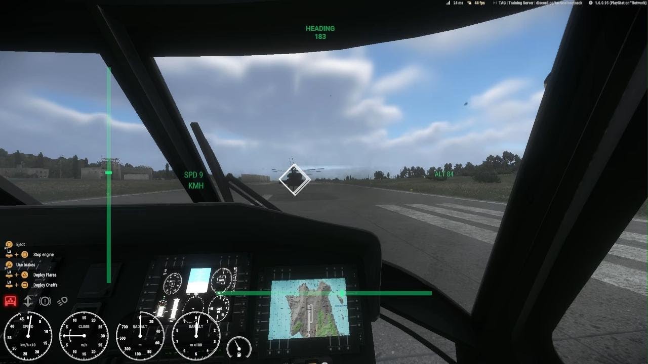 Arma Reforger TAS training flight under fire!