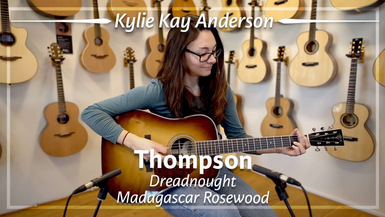 Thompson Dreadnought Madagascar Rosewood Adirondack played by Kylie Kay Anderson | Demo