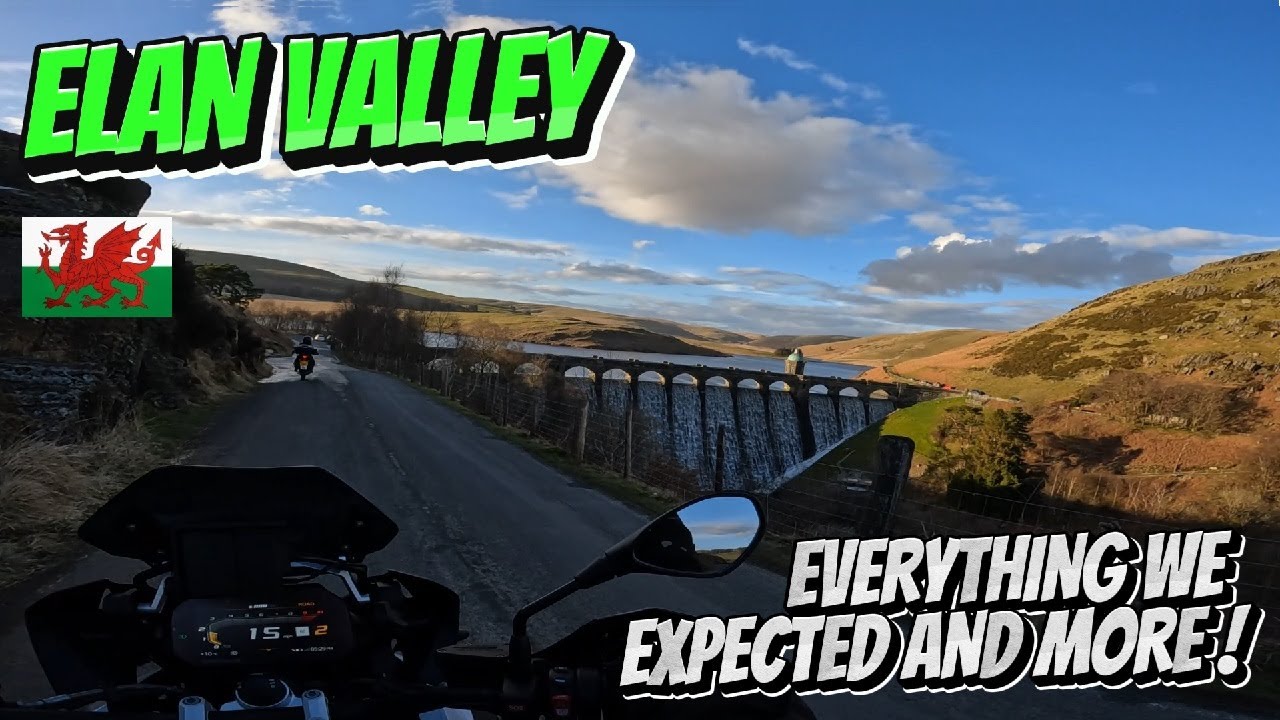 Beginner Female Motorcyclist - WALES TRIP Elan Valley