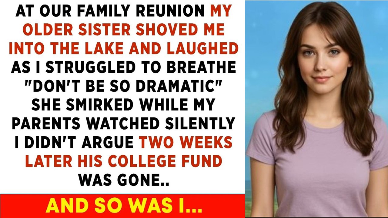 Pushed into a lake and left to drown, she drained the college fund—and rewrote the legacy.