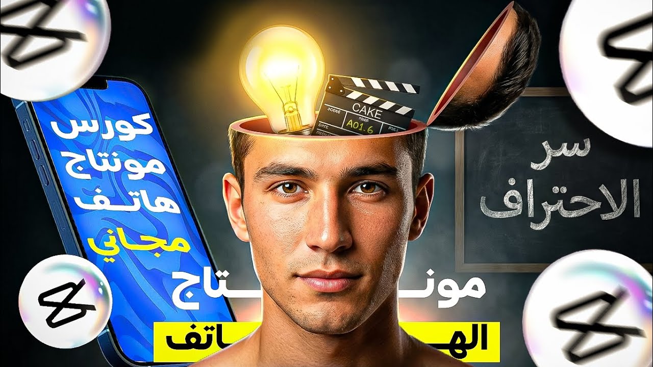 اتعلم مونتاج الموبايل في اقل من ساعه وابدأ دخل ربح منه💲| وتحميل كتب كات  مجانا🔴