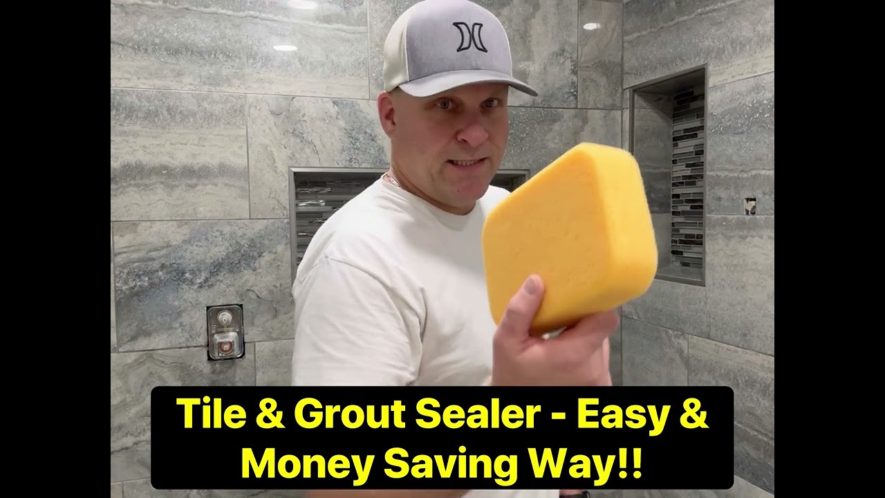 How To Seal Tile & Grout - Easy & Money Saving Way! Using 511 Miracle Impregnator Sealer.