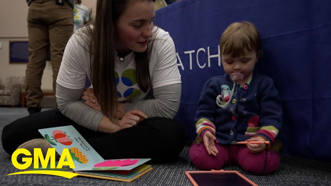 Woman meets 2-year-old she saved with bone marrow donation in an emotional embrace