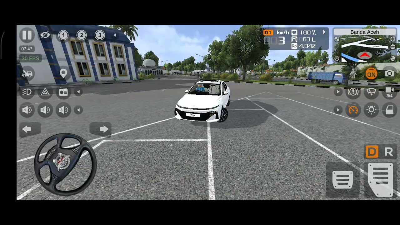 Hyundai Verna car drive in Bus simulator Indonesia Gaming Vlogs