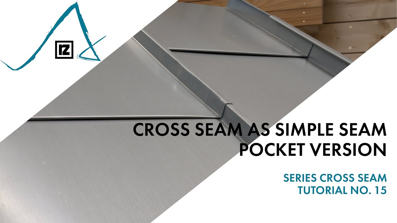 Tutorial: Cross seam as simple seam - pocket version (💪💪)