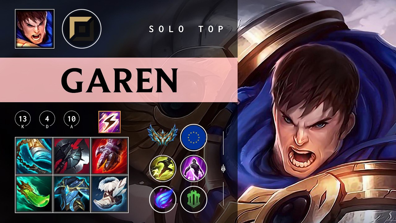 Garen Top vs Malphite - EUW Challenger Patch 26.03